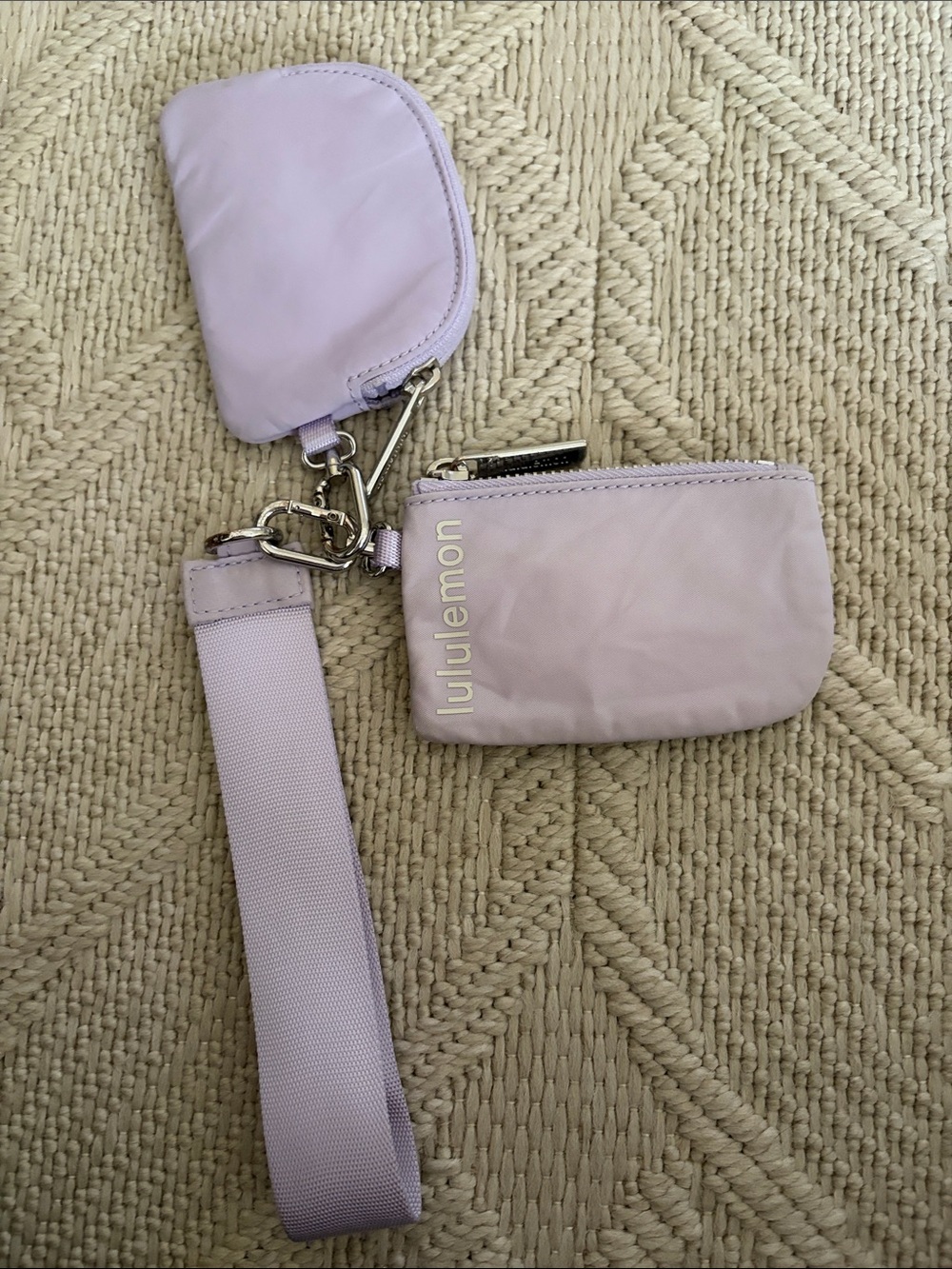 lululemon athletica Lavender Multi-Pouch Wristlet